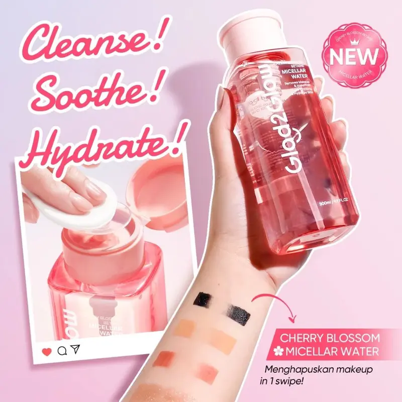 [[BUNDLING SET]] ISI G2G MICELLAR WATER JUMBO + CUSHION GLAD2GLOW 2