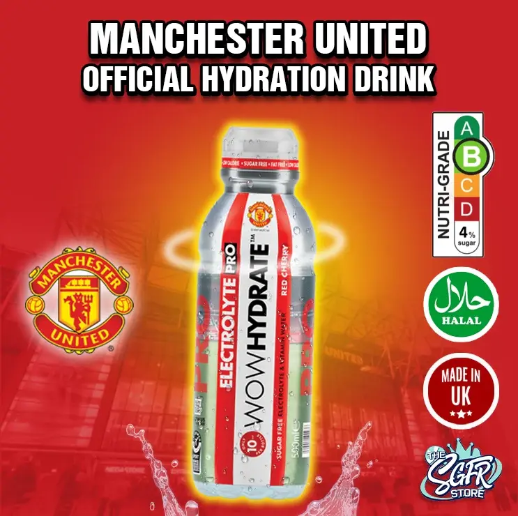 WOWHydrate Manchester United Hydration Beverage Sport
