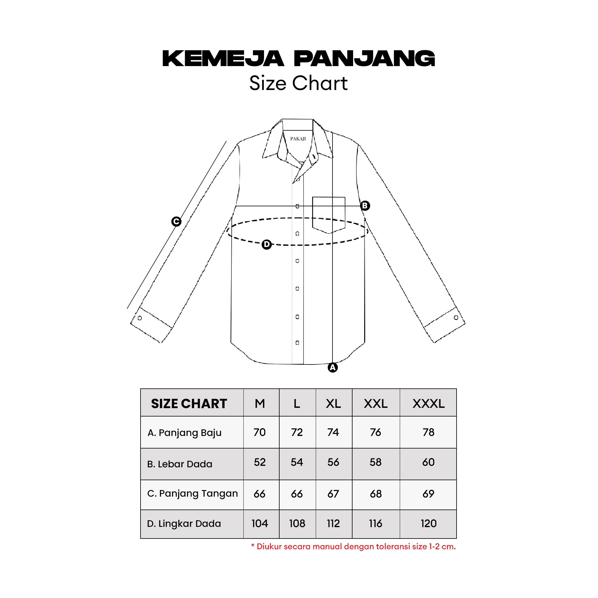 PAKAJI Kemeja Pria Polos Panjang Basic Cigarette Teracotta 1029 PAKAJI Kemeja Pria Polos Panjang Basic Cigarette Teracotta 1029