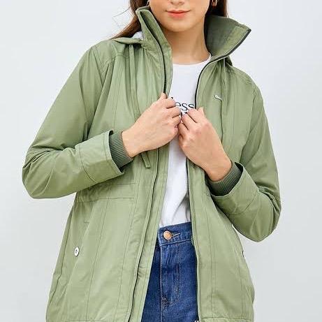 CASUAL SPORT WINDBREAKER OUTDOOR JACKET WANITA KODE 1-100 0