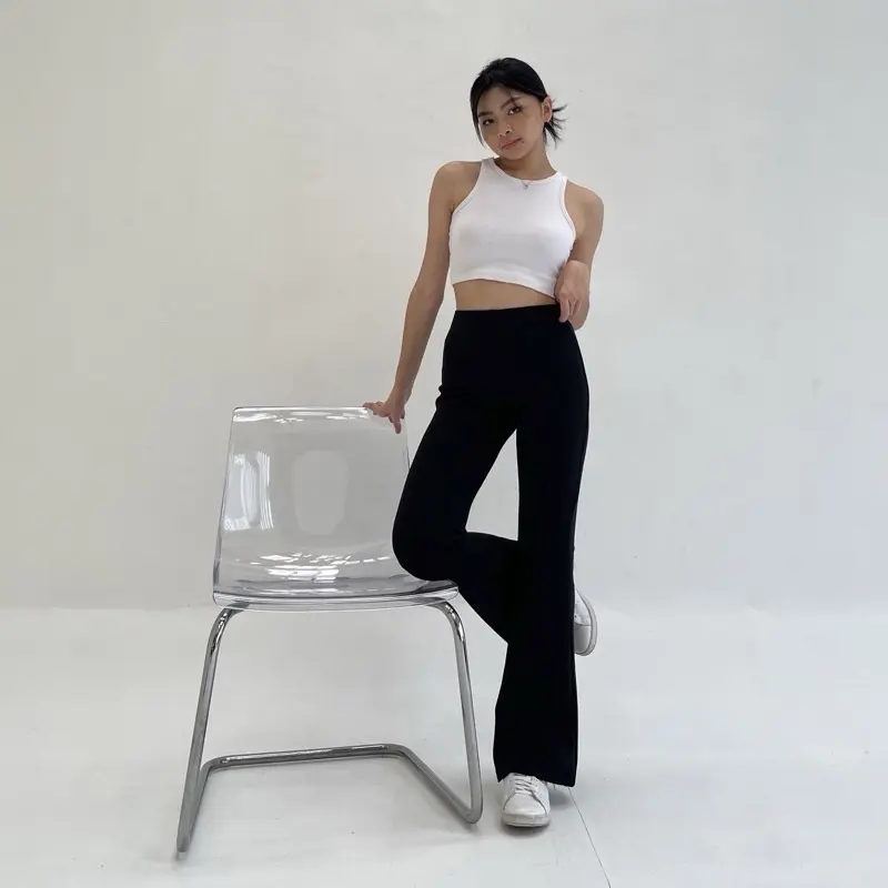 UMY Flare Pants - Highwaist Flare Pants - Highwaist Celana Cutbray Scuba 6