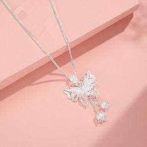 Dây Chuyền Thiết Kế Độc Đáo Hoa Lan Huyền Bướm | Phối Hợp Hoàn Hảo Với Áo Dài & Áo Sơ Mi