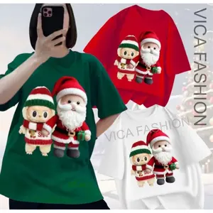 Kaos Natal Labubu Baju Katun Kaos Original Kaos Premium Baju Tee Kaos Labubu Fashion kaos natal labubu / kaos natal anak2 / kaos natal dewasa / kaos natal / kaos unisex / kaos cowok / kaos cewek Katun Dewasa Fashion