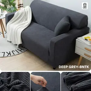 Cover Sofa Elastis 1 Seater Dudukan Minimalis - Sarung Sofa Elastis