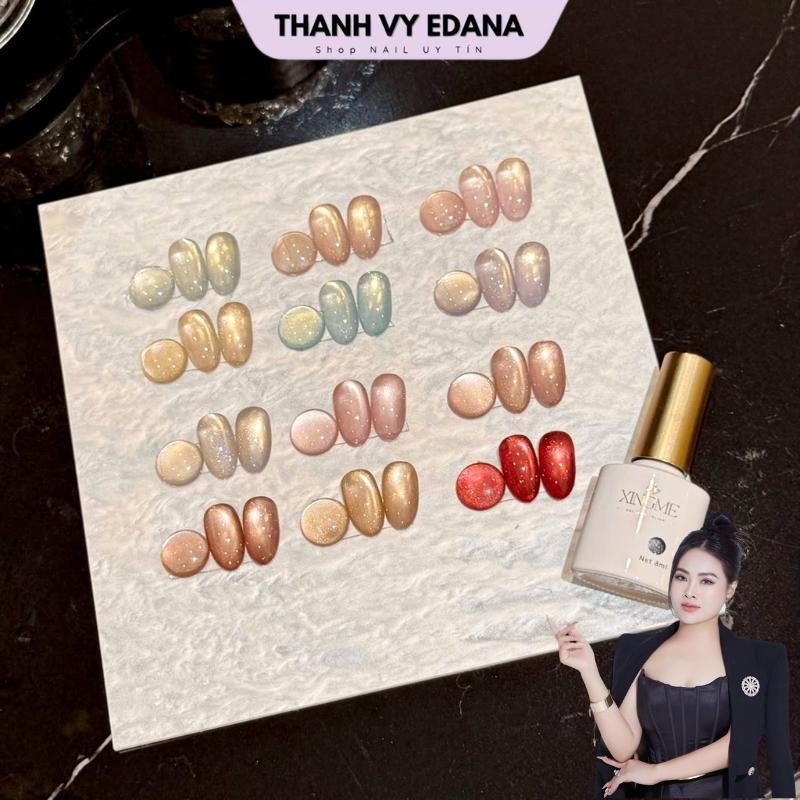  Sơn mắt mèo Ánh Trăng Cực Quang Pha Lê XINGME lẻ chai nhỏ 8g trải nghiệm  THANH VY EDANA  - Nail 