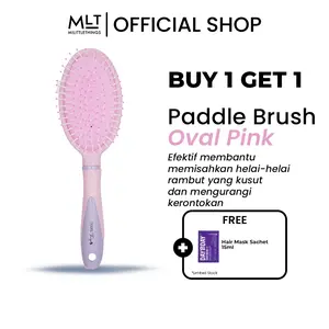 [FREE GIFT] Milittle Things Paddle Brush - Sisir Rambut Lembut | Anti Kusut & Rontok | Untuk Semua Jenis Rambut