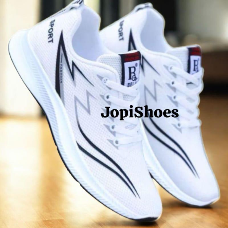 DISKON TERBARU JOPISHOES - SEPATU RUNNING LARI CASUAL LIFESTYLE SNEAKERS PRIA WANITA CEWE COWO PS-1 OUTDOOR SPORT SHOES JOGING TERMURAH BISA COD