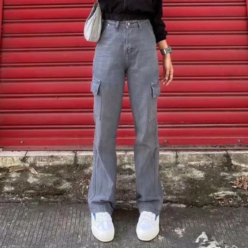 CELANA CARGO HIGHWAIST CELANA JEANS WANITA VOL 2 Stretch Panjang