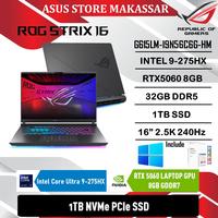 Gambar ASUS ROG STRIX G16 G615LM - INTEL ULTRA 9-275HX 32GB 1TB RTX5060 8GB OHS W11 dari AsusStoreMakassar Kota Makassar 1 Tokopedia
