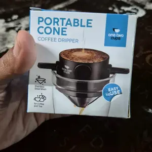 One Two Cups Filter Penyaring Kopi Portable Cone Coffee Dripper F-402