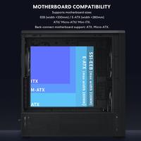 Gambar CASING LIAN LI LANCOOL 217 Infinity Black - Mid Tower ATX Case Tempered Glass (Free 3x ARGB Fan) dari Techno Computer Bali Kota Denpasar 5 Tokopedia