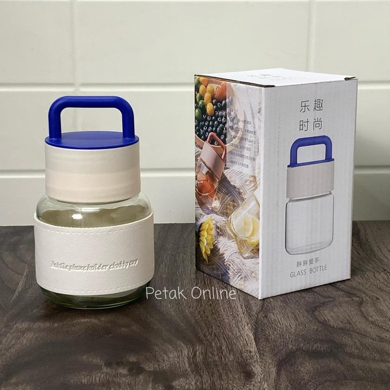 Botol/ Toples Tenteng Chubby Cup 300 ML Plus Box 3