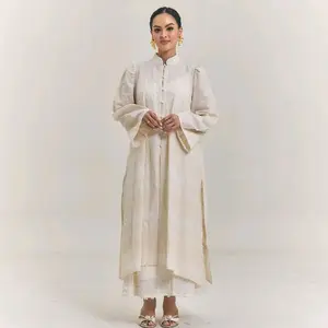 MINEWEAR - HUDA RAYA TUNIC - ATASAN TUNIK WANITA CREAM