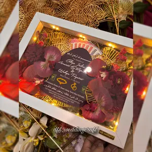 Bingkai Mahar Akrilik Pernikahan Mahar Aesthetik Viral Kekinian