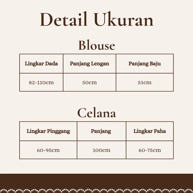 1 Set Outfit Remaja (Blouse Coklat Mahogany + Celana Kulot + Jilbab Bella square) Casual Style HO63N 6