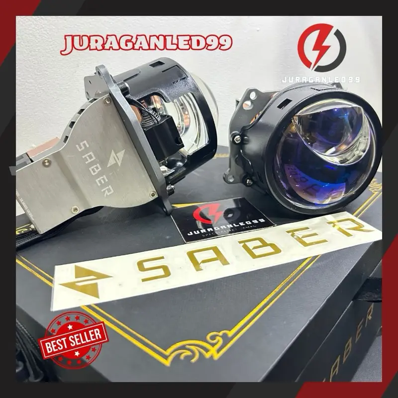 BI-led SABER SR900 EVO LED Projector Headlamp Laser LED Lampu Laser 2