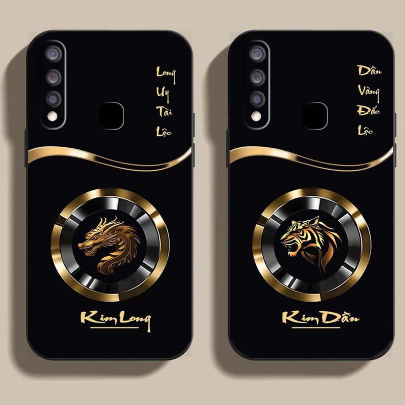 Ốp lưng Dành Cho Vivo Y12 Y15 Y17 Y19 U10 cạnh viền vuông bảo vệ camera in hình 12 Con Giáp