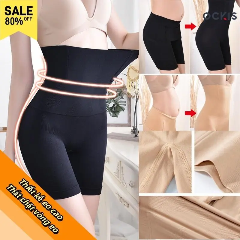 Quần Lót OKIES, Cỡ Lớn (35kg-100kg), Leo Núi Cao, Có Nẹp Eo Và Ngực, Định Hình, Ngăn Ngừa Bong Gân, Nâng Đùi, Thanh Toán Khi Nhận Hàng [Thanh Toán Khi Nhận Hàng] Nữ Women ÁO Màu Đen