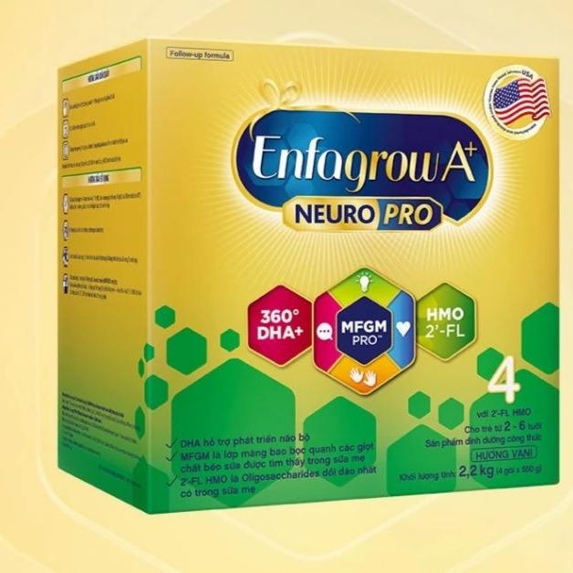 Sữa bột Enfagrow A+ Neuropro 4 2.2kg với DHA giúp phát triển não bộ cho trẻ từ…