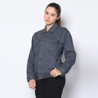 Gambar Jaket Katun Denim Wanita Kerah Basic Kantong Tempel Casual Fit Abu Tua 292403 Kancing Blazer - Abu-abu, S dari 2nd RED ID Kab. Bandung Barat 3 Tokopedia