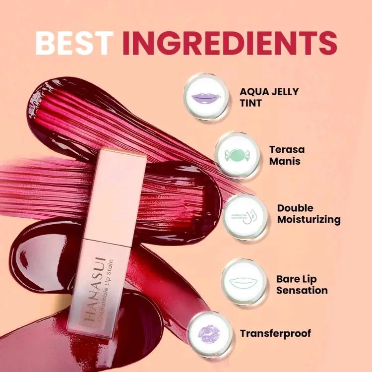 HANASUI TINTDORABLE LIP STAIN LIP TINT LIPTIN 6
