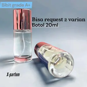 Request isi parfum 2 varian botol 20ml wangi dijamin tahan lama untuk pria dan wanita Murah berkualitas