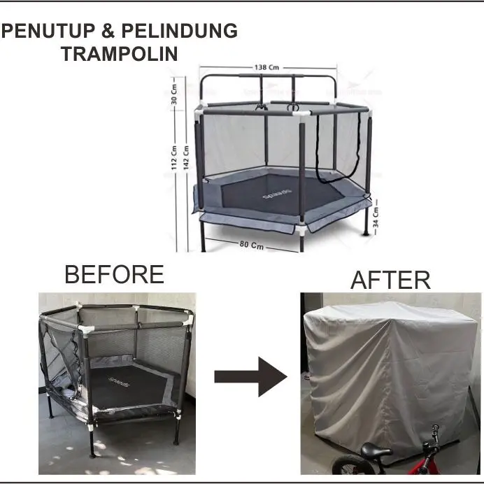 Sarung Cover Penutup Trampolin 0