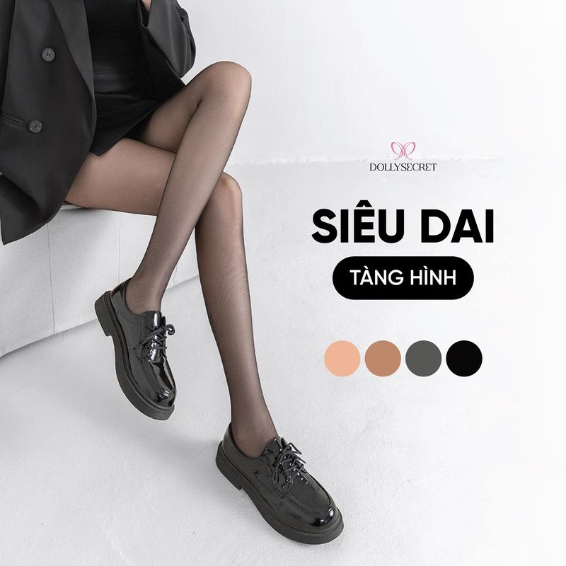 Quần Tất Siêu Dai Tàng Hình Đều Màu Da Không Lộ Viền Đùi Dolly Secret Dai Mịn Tàng Hình T37 Nữ 