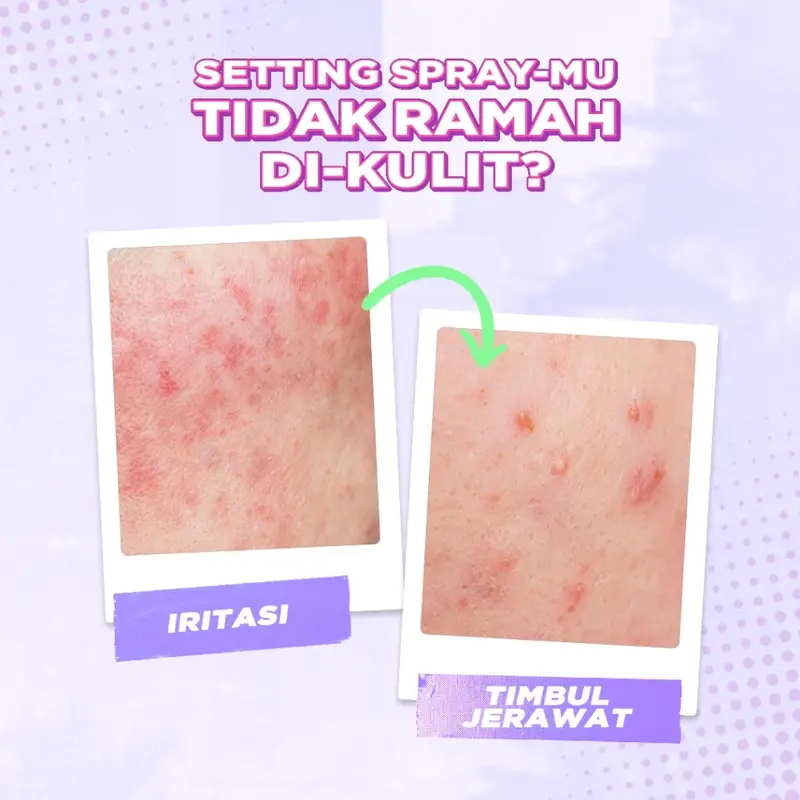 Dzl DAZZLE ME Setting Spray Make up MIst Tahan Lama 24H High Quality Wajah 8