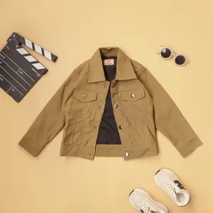 BRAVEKIDS - JAKET KANVAS SEMI PARKA ANAK LAKI-LAKI&PEREMPUAN Umur 2-8 Tahun KUALITAS ORI PREMIUM BISA COD