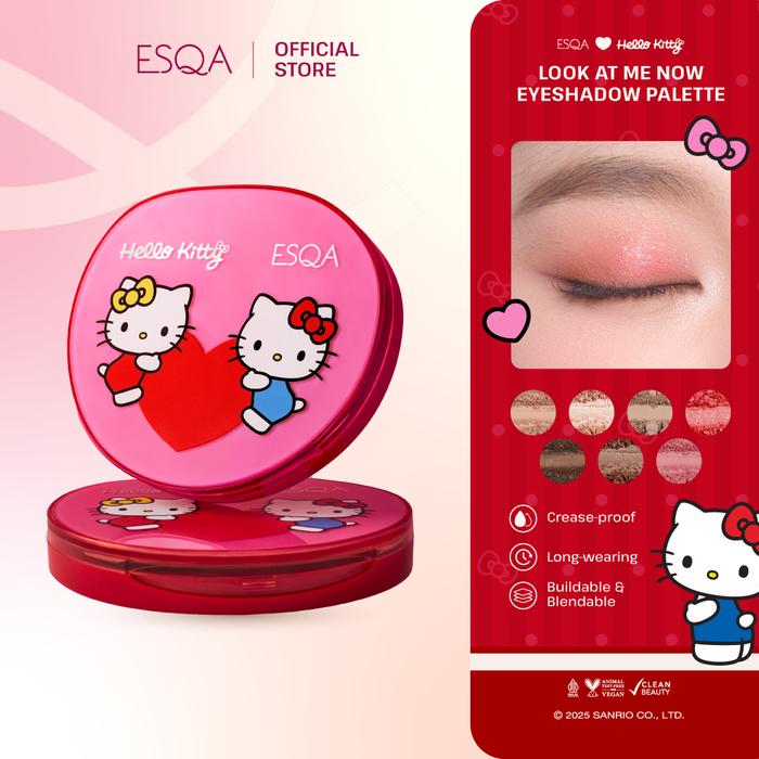 Gambar ESQA x Hello Kitty Look at Me Eyeshadow Palette dari Esqa Cosmetics Kota Tangerang Tokopedia