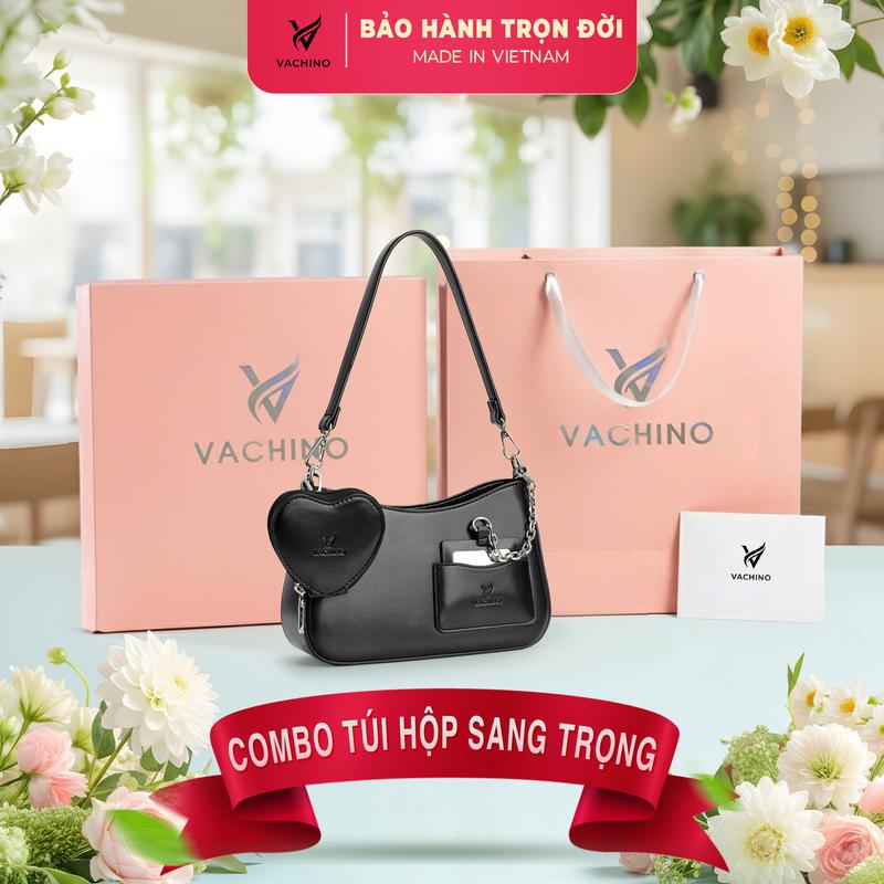 Túi vachino Túi nữ thiết kế tinh tế thời trang cao cấp - Túi xách đeo chéo da sang chảnh TX065