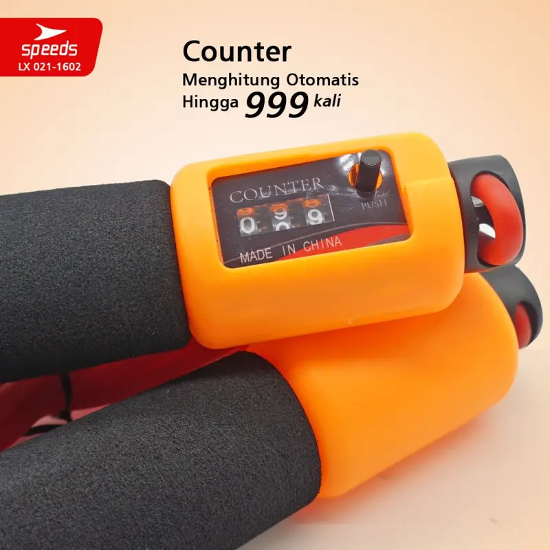 SPEEDS SKIPPING LOMPAT TALI JUMP ROPE BERKUALITAS TERMURAH COUNTER 021-1602 3