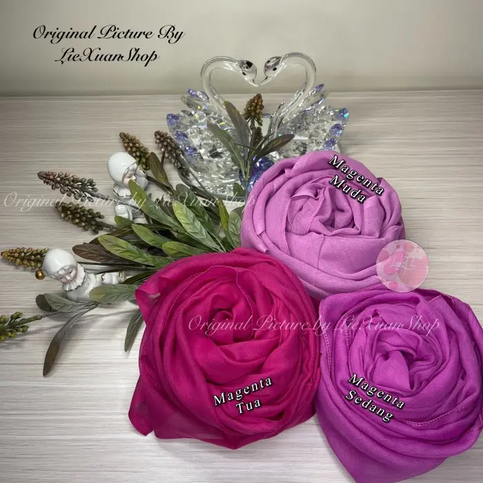 Y❤UC KERUDUNG PARIS POLOS SEGI EMPAT MURAH KHUSUS RED ROSE ORY K❤I2