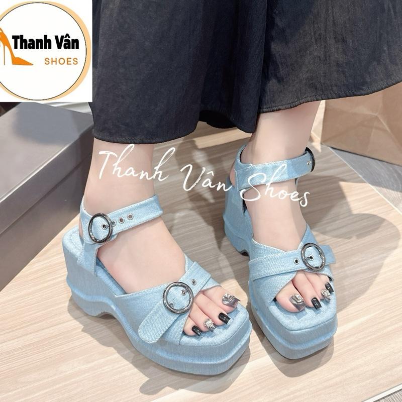 ￼Sandan 2 quai khoá cài cao 9 phân (G0218)