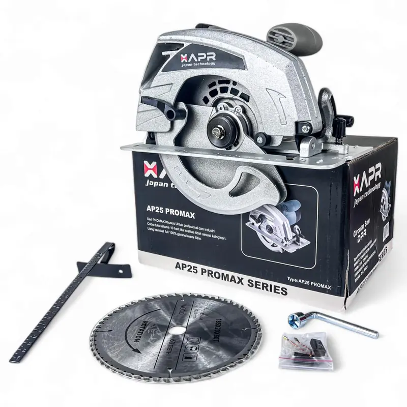 CIRCULAR SAW APR RAJA nya ap25promax sirkel mesin gergaji listrik kayu potong triplek dll GARANSI 1