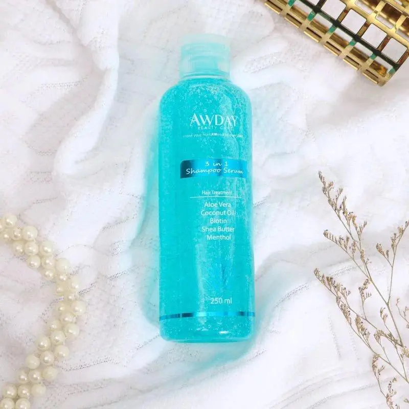 New Awday Shampoo 3 in 1 anti ketombe dan rontok shampo - 250 ml Lepek Wangi 0