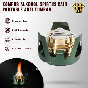 Kompor Portable Camping Alkohol Spirtus Kompor Camping Gunung Alat Masak Camping Kompor Spirtus