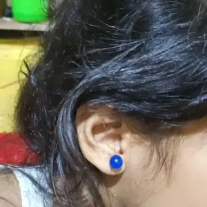 [NEW ARRIVAL] E102 Anting Blue Agate High Quality