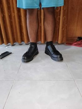 Product Review of Sepatu Pria Casual Docmart Oxford Sepatu Cowok Kerja Kantoran Karet Kasual Shoes Pantofel Hitam docmart  cowok Merah from B**L J** 1