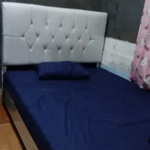 Divan Box + Sandaran Furniture Harga Pabrik Berbagai Ukuran , Bahan : Kayu Mahoni, Busa Sampul Kain Kulit Oscar