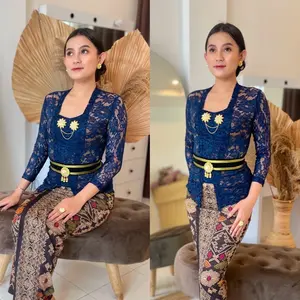 Kebaya JUMBO Sofia Strait Wanita// Atasan Tradisional Wanita Kutubaru Lengan Panjang Dress Wanita Mewah Kerja  Setelan Dewasa Motif Cantik Baju Pesta