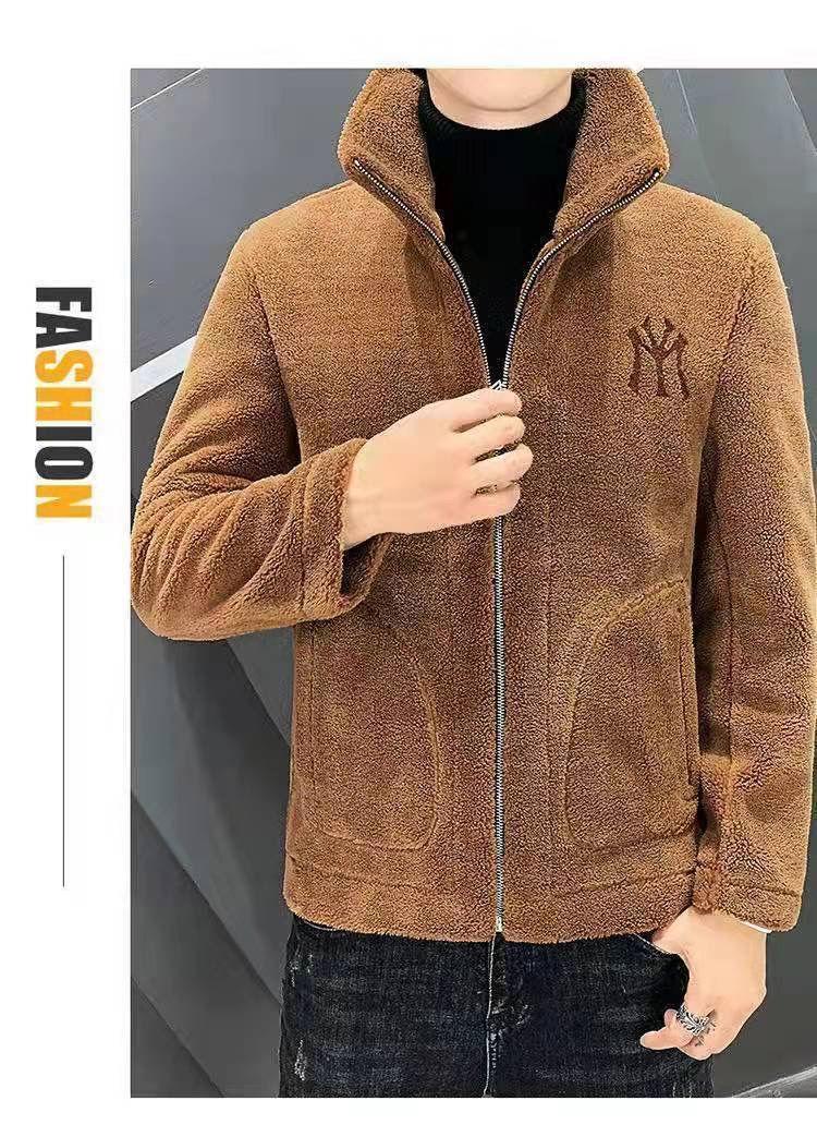 Product Introduction of Áo Khoác Lông Cừu Berber Cho Nam, Quần Áo Dày Lót Lông Cừu Hợp Thời Trang, Áo Khoác Cotton, Mùa Thu Và Mùa Đông, Mới， Menswear， Jacket 9