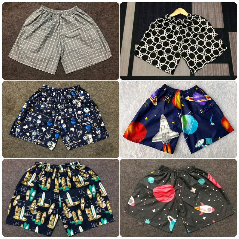 Celana Pendek Dewasa Boxer Harian Motif pria dan wanita Celana Kolor Short Pant 5 PSC 1