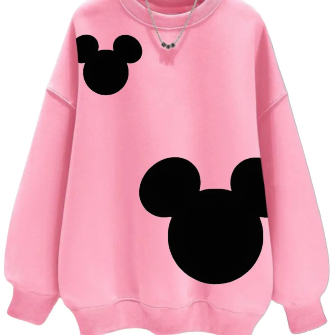 Sweater Anak Remaja Perempuan Mickey Black Head - Fashion Pakaian