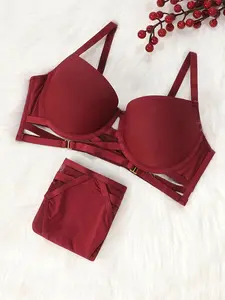 Vulgary - Evara Push Up Bra Set (Bra & Panty) Sexy Lingerie Pakaian Dalam Wanita Setelan