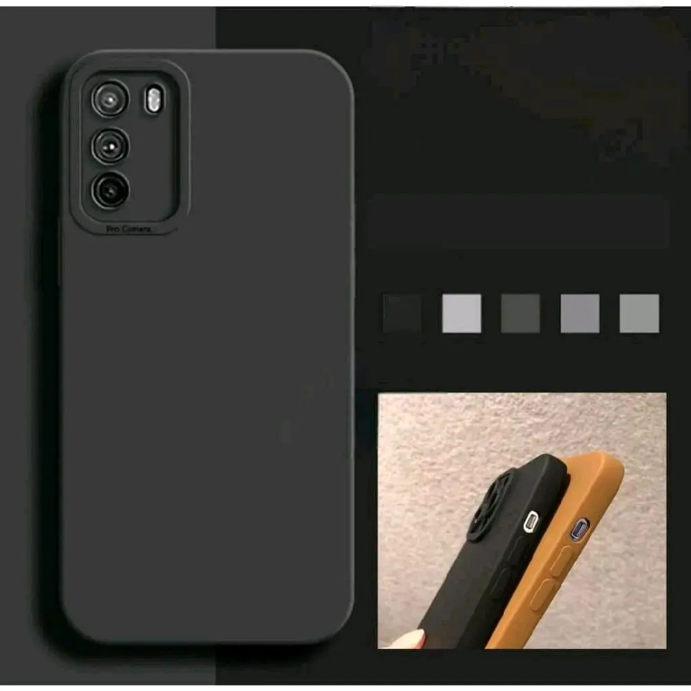 Softcase Casing Cocok untuk XIAOMI POCO M3 Silikon Macaron Full Cover Bagus lentur+pelindung camera Protection