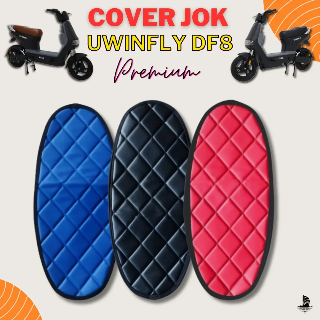 Sarung Jok Sepeda Listrik Uwinfly DF8 Motif Wajik - Premium cover  jok  motor  anti  kucing