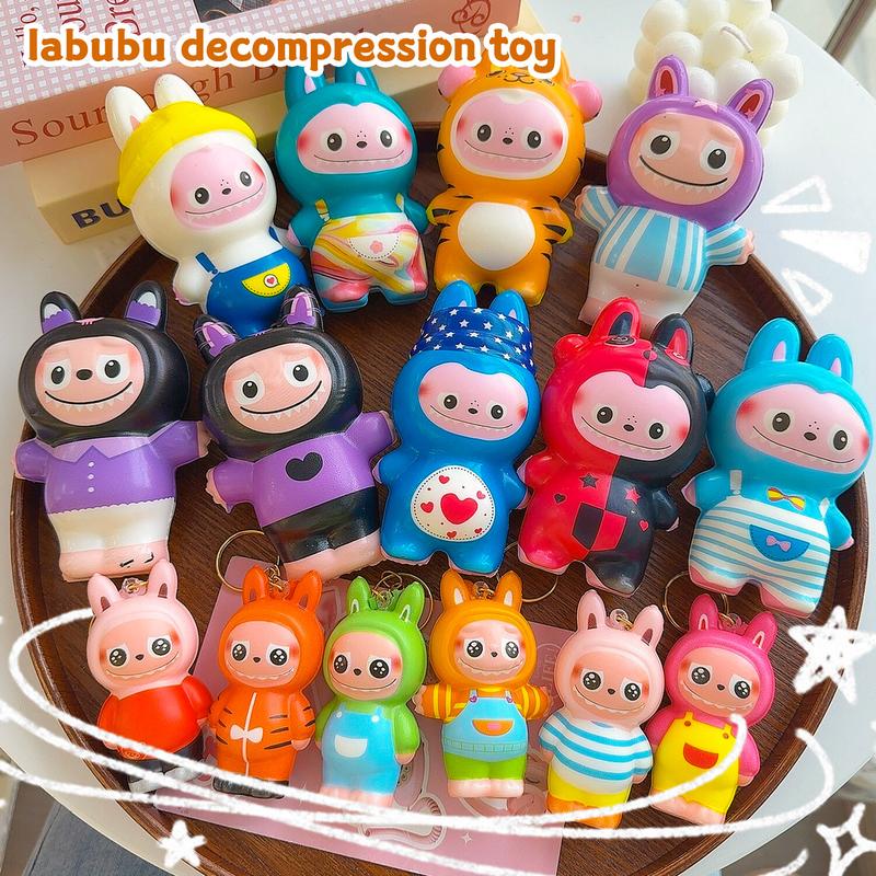 Viral Mainan Squishy LABUBU LED Pencet Slowmo Labubu LED Lucu Mainan ...