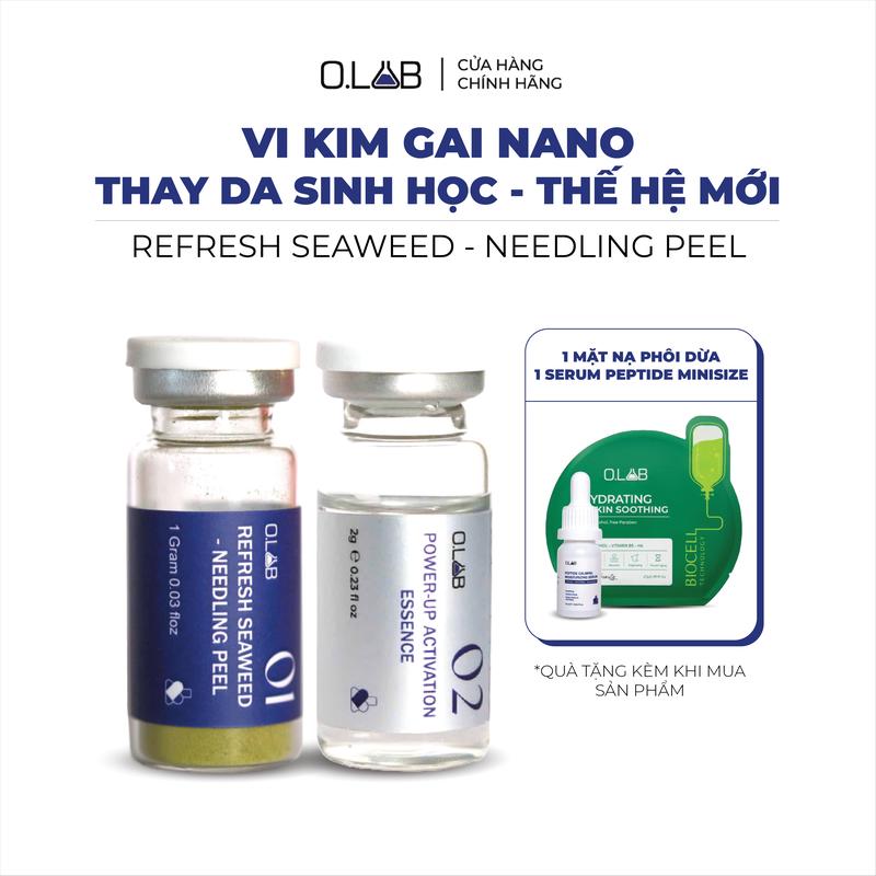 Peel Da Vi Gai Sinh Học OLAB - Needling Peel - Peel da mụn ẩn, thâm , nám sạm - Không sưng - Skincare, Nữ